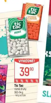 Globus Tic Tac nabídka