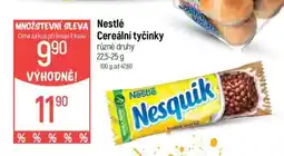 Globus Nestlé Cereální tyčinky nabídka