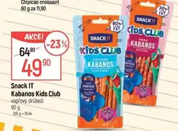 Globus Snack IT Kabanos Kids Club nabídka