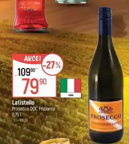 Globus Latistello Prosecco DOC Frizzante nabídka