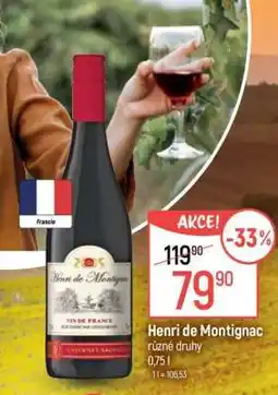 Globus HENRI DE MONTIGNAC nabídka