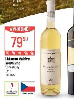 Globus Château Valtice nabídka