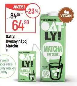 Globus Oatly! Ovesný nápoj Matcha 1l nabídka