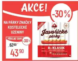 Globus Javořické párky nabídka
