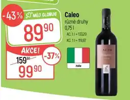 Globus Caleo různé druhy 0,75 l nabídka