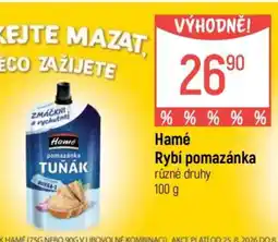 Globus Hamé Rybí pomazánka nabídka