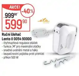 Globus Ruční šlehač Lento II 0054 90000 nabídka