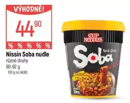 Globus Nissin Soba nudle nabídka