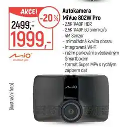 Globus Autokamera MiVue 802W Pro nabídka
