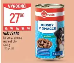 Globus VÁŠ VÝBĚR Konzerva pro psy nabídka