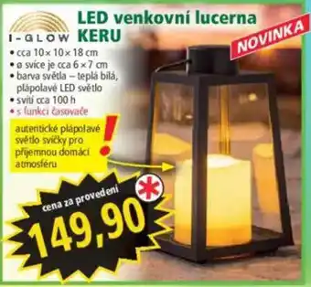 I-GLOW LED venkovní lucerna KERU