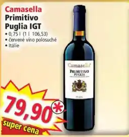 Norma Camasella Primitivo Puglia IGT nabídka