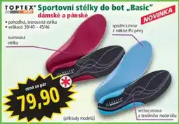 Norma Top tex sportovní stélky do bot basic nabídka