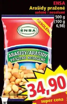 Norma Ensa arašidy pražené solené/nesolené nabídka