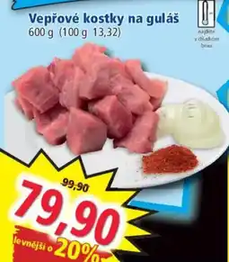 Norma Vepřové kostky na guláš nabídka