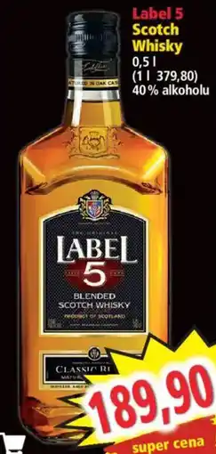 Norma Label 5 blended scotch whisky nabídka