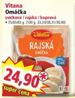 Norma Vitana rajská omáčka nabídka