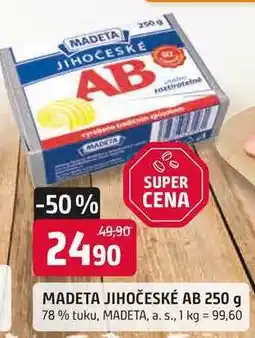 Trefa MADETA JIHOČESKÉ AB 250 g 78% tuku nabídka