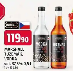 Trefa MARSHALL TUZEMÁK, VODKA vol. 37,5% nabídka