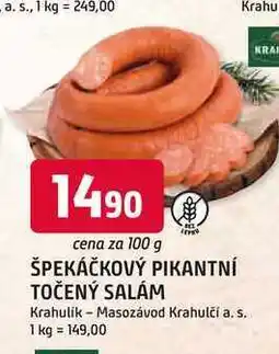 Trefa ŠPEKÁČKOVÝ PIKANTNÍ TOČENÝ SALÁM nabídka