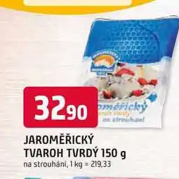 Trefa JAROMĚŘICKÝ TVAROH TVRDÝ 150 g na strouhání nabídka