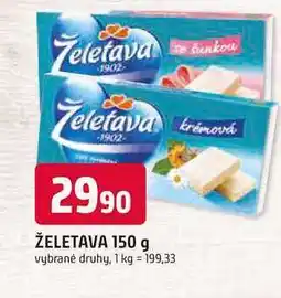 Trefa ŽELETAVA 150 g vybrané druhy nabídka