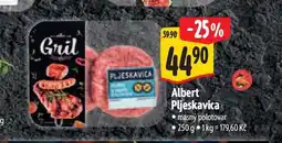 Albert Albert Pljeskavica masný polotovar nabídka