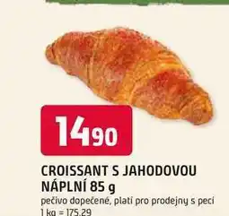 Trefa CROISSANT S JAHODOVOU NÁPLNÍ nabídka