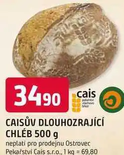 Trefa CAISŮV DLOUHOZRAJÍCÍ CHLÉB nabídka