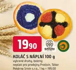 Trefa KOLÁČ S NÁPLNÍ nabídka