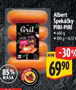 Albert Albert Špekáčky PIRI-PIRI nabídka
