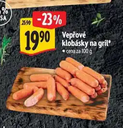 Albert Vepřové klobásky na gril nabídka