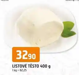 Trefa LISTOVÉ TĚSTO nabídka