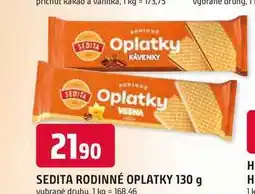 Trefa SEDITA RODINNÉ OPLATKY nabídka