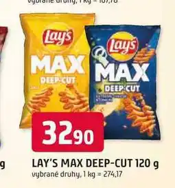 Trefa LAY'S MAX DEEP-CUT nabídka