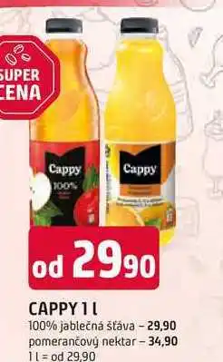 Trefa CAPPY 1l 100% jablečná šťáva nabídka