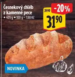 Albert Česnekový chléb z kamenné pece nabídka