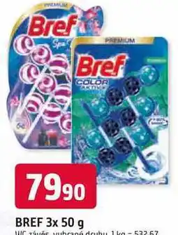Trefa Bref Color Aktiv WC blok 3x50ml, vybrané druhy 150g nabídka