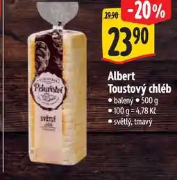 Albert Albert Toustový chléb nabídka