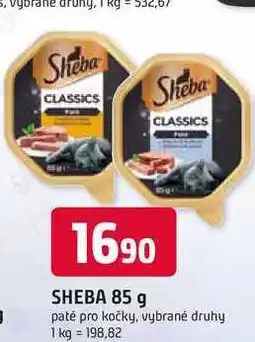 Trefa SHEBA 85 g paté pro kočky, vybrané druhy nabídka