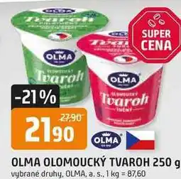 Trefa OLMA OLOMOUCKÝ TVAROH nabídka