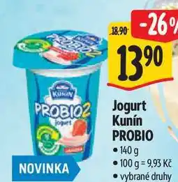 Albert Jogurt Kunín PROBIO nabídka