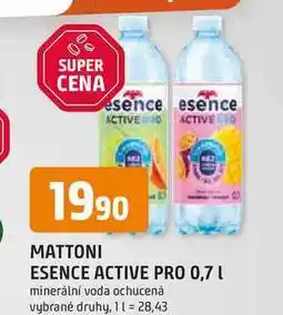 Trefa MATTONI ESENCE ACTIVE PRO nabídka