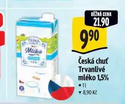 Albert Česká chuť Trvanlivé mléko 1,5% nabídka