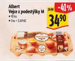 Albert Albert Vejce z podestýlky M 10 ks nabídka
