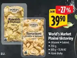 Albert World's Market Plněné těstoviny nabídka