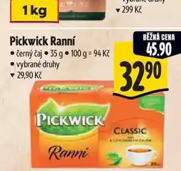 Albert Pickwick Ranní černý čaj nabídka