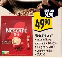 Albert Nescafé 3 v 1 instantní káva porcovaná nabídka