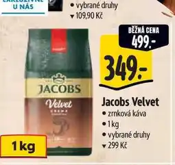 Albert Jacobs Velvet zrnková káva nabídka