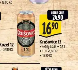 Albert Krušovice 12 světlý ležák nabídka